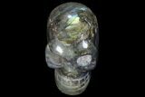 Polished Labradorite Skull #86306-3